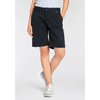 Herrlicher Shorts »Lovley Short Satin Powerstrech«, blau