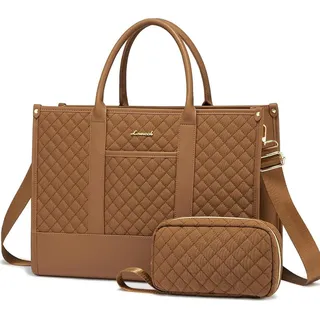 LOVEVOOK Laptoptasche Damen 15,6 Zoll Wasserdicht Arbeitstasche Handtasche Groß Schultasche Uni