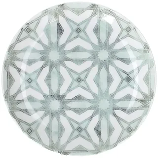 Tognana Teal Teller Dessert 20 cm Made in Italy, Hellblau