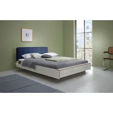 Müller SMALL LIVING Kopfteil »FLAI Polsterkopfteil«, hervorragende Ergänzung für Doppelbett »FLAI«, ohne Kopfteil, blau
