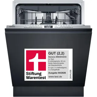 Siemens iQ 300 SN63EX22CE Einbau-Geschirrspüler (vollintegrierbar, 600 mm)