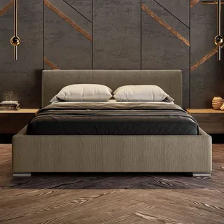 Polsterbett ANAFI mit Behälter 180x200 cm, Anafi 6 - Beige