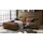 Sofa LOLA Ecksofa Leder braun mit motorischer Relaxfunktion Recamiere links