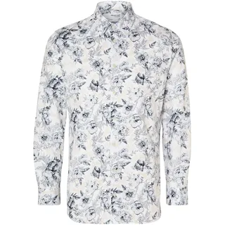 SELETED HOMME Herren Slhslimsoho-Ethan AOP Shirt Ls Noos Hemd