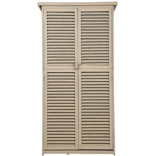 Outsunny Geräteschrank 0,87 x 0,47 m Grau
