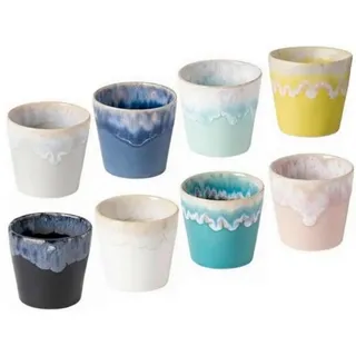 Costa Nova Espressotassen SET 80Ml , Multicolor , Keramik , 8-teilig , 80 ml , Geschirr, Tassen, Tassen Sets