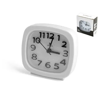 Lowell Justaminute Wecker aus Quarz Weiß Analog Mit Ringtone Bip-Bip