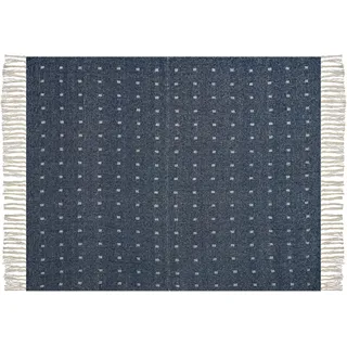 Beliani Decke, Dunkelblau, Textil, 130x170 cm