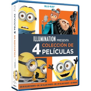 Pack GRU 1-3 + Minions – Blue Ray – (Importiert aus Spanien, Sprachen auf Details)