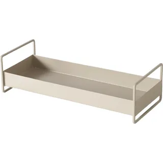 Tablett klein mit 2 Griffen  WOLGA - Beige
