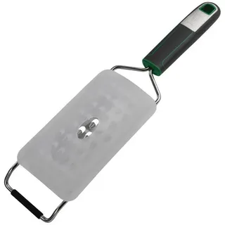 Fackelmann CHEFKOCH Handreibe Grob Premium – Zum groben Reiben von Käse, Zeste (Limette, Zitrone) & Co – Für höchste Präzision & Eleganz beim Garnieren – Reibe mit ergonomischem Griff