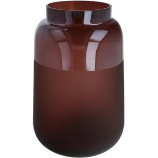 Goebel Vase, Glas, Rot, 17,5x17,5x27 cm