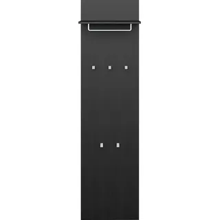 borchardt Möbel Garderobenpaneel Oliva 40 x 160 x 21 cm Schwarz
