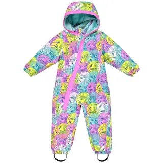 CMP Unisex Einteiliger Baby Skianzug Kid Overall - Purple-Acqua-Lemonade / 98