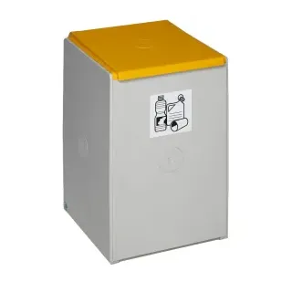 VAR Kunststoffdeckel, für Kunststoffcontainer 60 Liter, Farbe: gelb