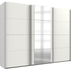 Bild Schwebetürenschrank »Barmbek«, mit 2 Stoffboxen und 2 zusätzlichen Einlegeböden, Spiegeltür, weiß