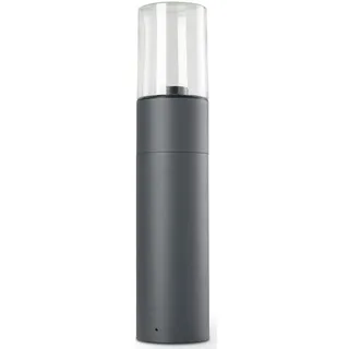 Paco Home Wegeleuchte Aluminium 90,0 cm E27 IP54 grau