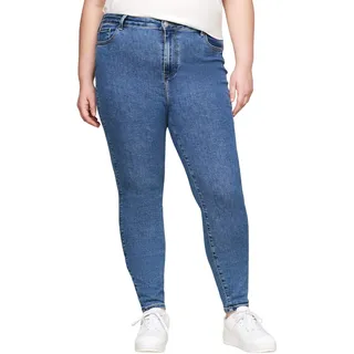 Tommy Hilfiger Damen Jeans Hose Curve Skinny Fit, Blau (Zef), 50