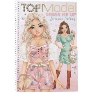 DEPESCHE TOPModel Dress Me Up Stickerbuch Summer Feeling 24 Seiten 7 Accessoire Sticker