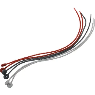 Westmark Koch- und Bratschnüre-Set 6-tlg. Silikon 40,5 cm Rot/Hellgrau/Dunkelgrau