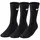 Sportswear Essential Tripack Socken 3er Pack Schwarz 42-46