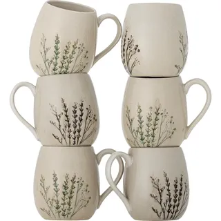 Bloomingville Bea Tasse 0,4 l Beige 6 St.