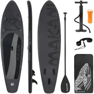ECD Germany Stand Up Paddle Board Makani 320 x 80 x 15 cm Schwarz/Türkis