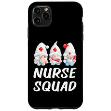 Hülle für iPhone 11 Pro Max Nurse Squad Niedlicher Zwerg Cartoon Krankenschwestern Team Matching Nursing