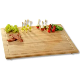 KESPER Herdabdeckplatte Schneidebrett Holz 1 50 x 4 cm Beige