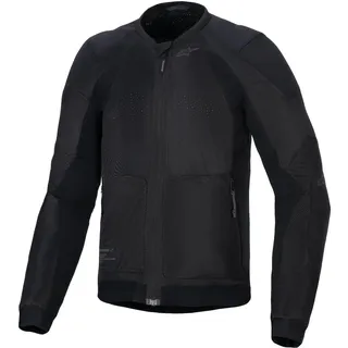 Alpinestars Troop-air Textiljacke - Schwarz/Schwarz / L