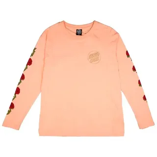 Santa Cruz Roses Langarm-t-shirt - Blush - XS