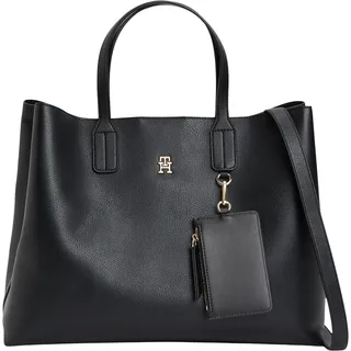 Tommy Hilfiger TH ICON SATCHEL Shopper Kunstleder Black