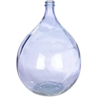 GILDE Bodenvase Cordoba - Glas - Flieder - glänzend rund - Höhe 56cm x Ø 40cm - wasserdichte Blumenvase