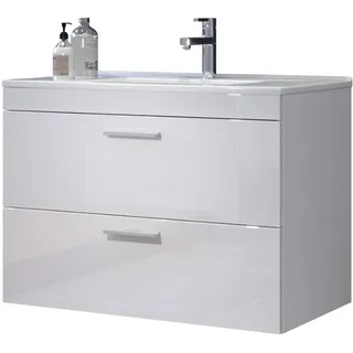trendteam smart living Badezimmer Waschbeckenunterschrank Devon, Badmöbel, Breite 80 cm