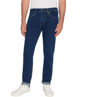 Pepe Jeans Tapered Jeans für Herren, Blau (Denim-CT7), 36W / 32L