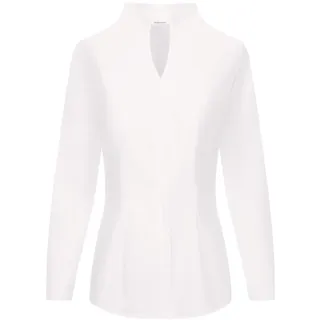 Seidensticker Damen, Women slim Longsleeve Cotton Bluse, Weiß(080644), 34 EU