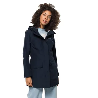 Jack Wolfskin Damen Cape York Paradise Coat W Mantel, night blue, S EU