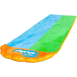 MOLTO | Doppelrutschbahn mit Splashboost 5,38 m für 2 – Wasserrutsche für Kinder mit extra Beschleunigung – Wasserspiel für Garten und Pool