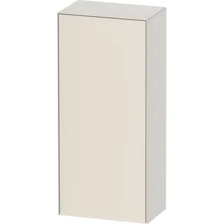 Duravit White Tulip Halbhochschrank, Breite 400 x Tiefe 240mm, eine Tür Anschlag rechts Tip-on Öffnung, WT1322R3939, Farbe: Nordic Weiß Seidenmatt Lack