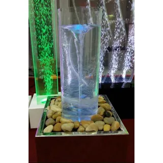 Blasenbrunnen Outdoor Wirbel Tornado Blase Brunnen Tornado Brunnen Wasser Säule - Transparent