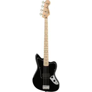 Fender Squier Affinity Jaguar Bass H MN BPG BLK E-Bassgitarre, Inklusive kostenloser virtueller Kurse auf Fender Play