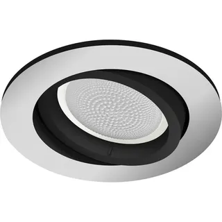 Philips Hue White & Color Ambiance Centura Einbauspot rund aluminium 350lm (33862300)