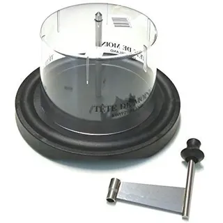 Girolle Schweizer Käsehobel Tradition mit Haube für Tete de Moine Choco Roulette