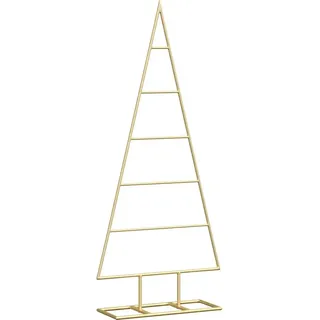 Metall Weihnachtsbaum Gold 90 cm Pulverbeschichteter Stahl - Gold