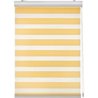 Doppelrollo LIEDECO "Duo-Rollo mit Blende" Gr. 3, rot (apricot), B:100cm H:160cm, Polyester, Rollos, Doppelrollo