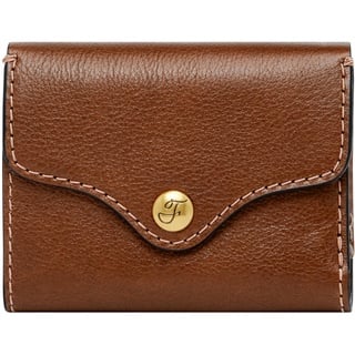 Fossil Portemonnaie für Damen Heritage, Leder Kartenetui braun L 9,8 cm, B 1,3 cm, H 7 cm SL8230200