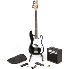 PDT RockJam Bass Guitar super Kit - Blk, Gitarre