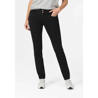 Timezone Damen, Slim Enyatz Jeans, Clean Black Wash, 31W / 30L EU