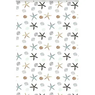 Duschrollo mit Kassette 150x240 cm Stoffbreite 146 cm - Bunt