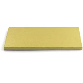 DECORA 0931725 RECHTECKIGE TORTENPLATTE Gold cm 35X45X1,2 H